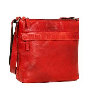 Jack George Leather Voyager Zippered Crossbody